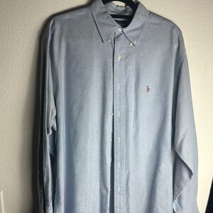 Polo by Ralph Lauren Men's Sky Blue Button-Down Shirt